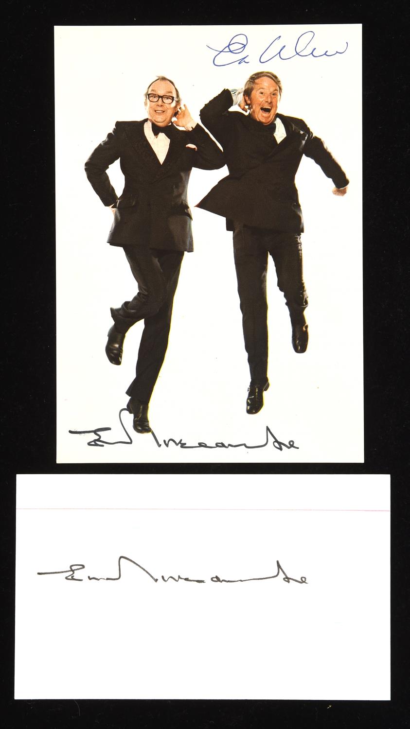 Autographs: Eric Morecambe (1926-1984) and Ernie Wise (1925-1999). Typed Letter Signed from Eric