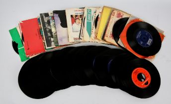 Vinyl Records - Approx 200 7" singles / E.Ps. Mostly from 1960s to 1980s Many chart singles and