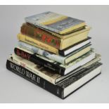 Fives boxes of books, the majority hardbacks and from the 2nd half of the 20th century,