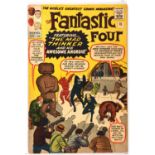 The Fantastic Four No. 15 featuring the 1st appearance of the Mad Thinker (Marvel Comics, 1963).