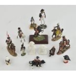 A quantity of Del Prado painted metal figures, mainly military subjects from the Napoleonic era and