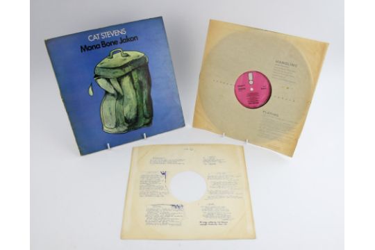 Cat Stevens vinyl record - Mona Bone Jakon pink Island label A2 / B2 with correct inner sleeve.