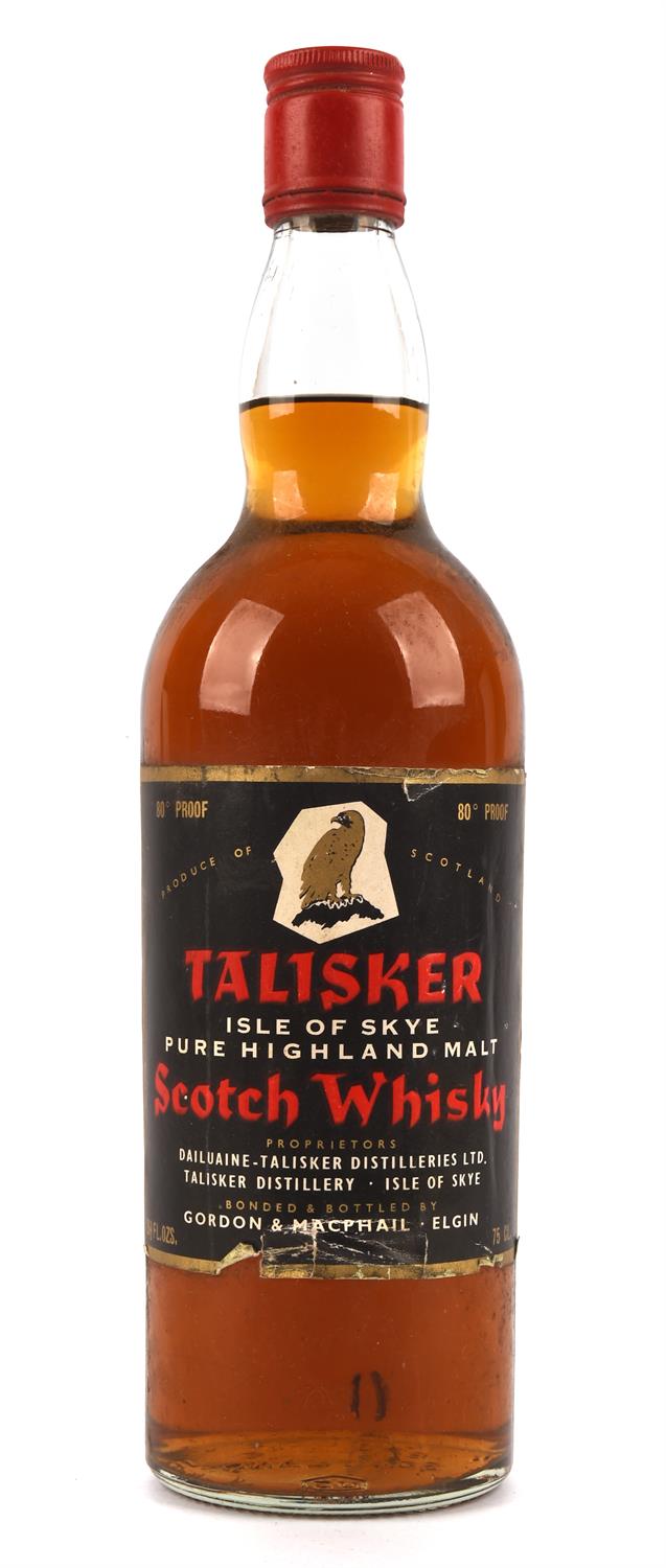 Whisky ; Talisker Isle of Skye pure Highland Malt Scotch Whisky, C.1960, Bonded and bottled by