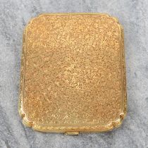 Austrian 14ct gold cigarette case