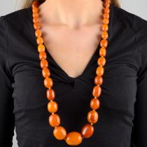 Natural untreated baltic amber necklace