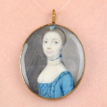Georgian portrait miniature, by Thomas Redmond