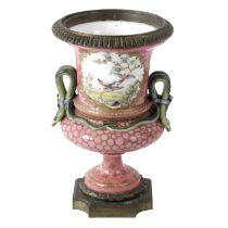 Continental urn with snake handles