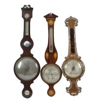 Three 19th century barometers