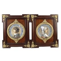 Continental portrait plaques