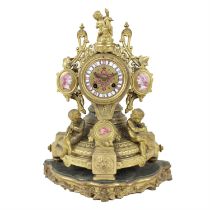 19th century French ormolu mantel clock