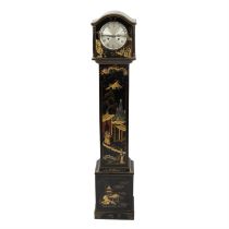 1920s Chinoiserie grandmother clock