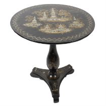 Victorian Chinoiserie tilt top table