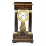 Rosewood Empire Portico clock