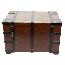 Three late 19th century chests / trunks