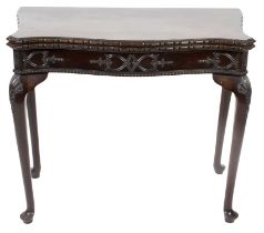Victorian card table