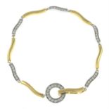 18ct gold diamond bracelet