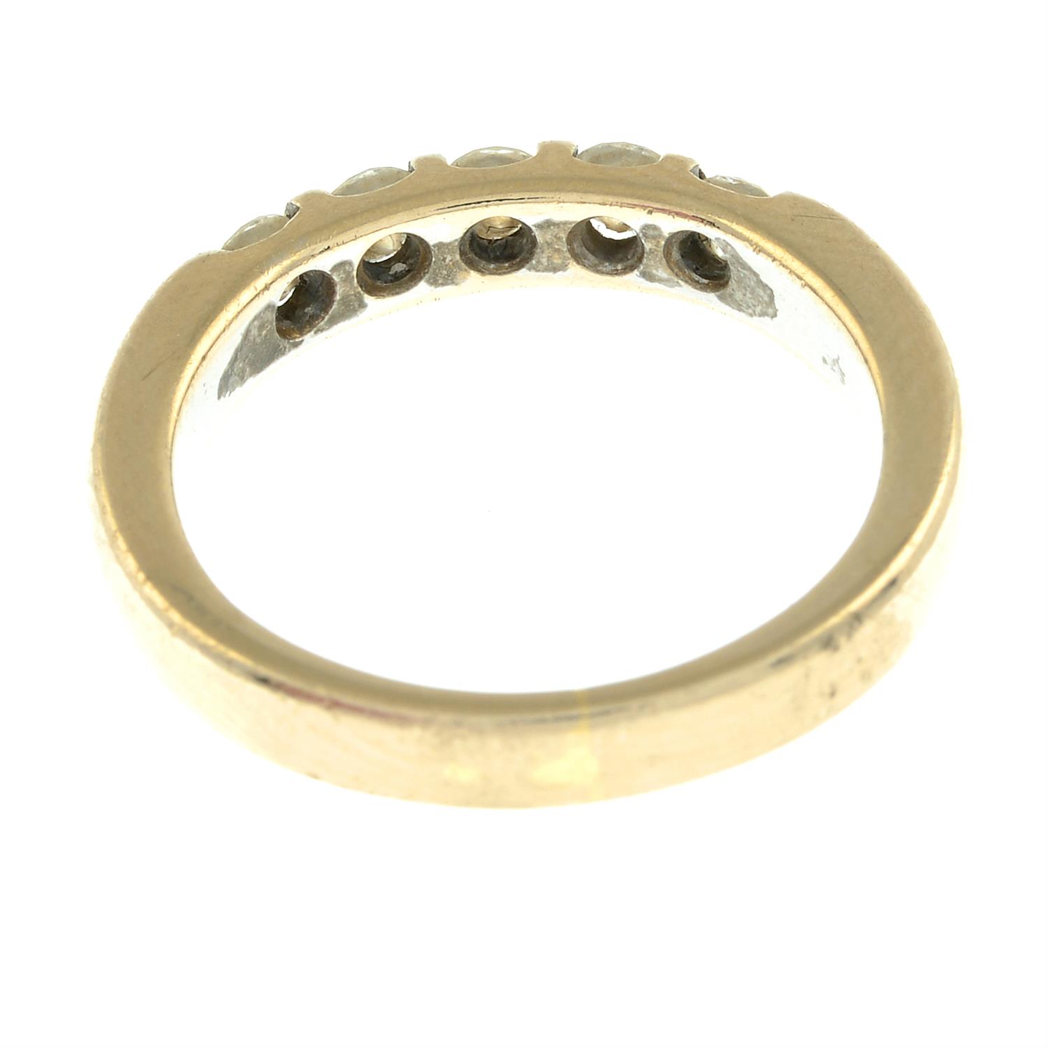 Diamond five-stone ring - Image 2 of 2