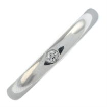 Diamond band ring, by Elsa Peretti, for Tiffany & Co