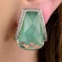 18ct gold diamond earrings, by Stephen Webster