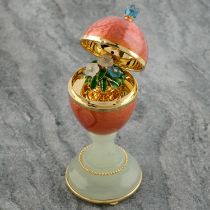 18ct gold 'Egg with Spring Bouquet', by Fabergé
