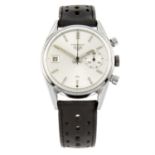 Heuer - a Carrera 'Dato 45' chronograph watch, 35mm.