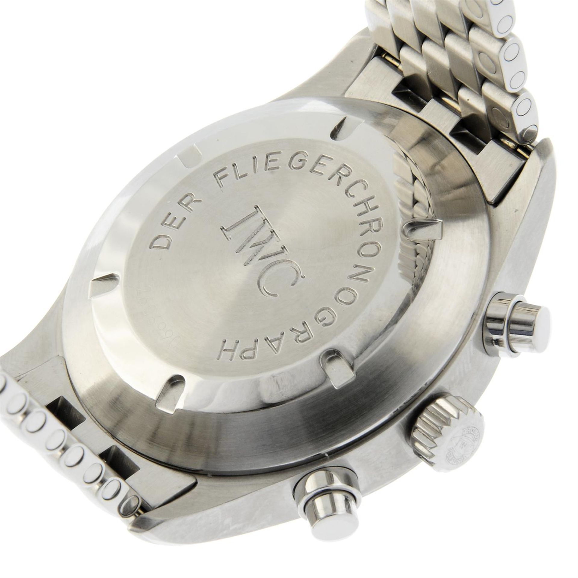 IWC - a Fliegerchronograph watch, 39mm. - Bild 4 aus 5