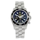 Breitling - a SuperOcean chronograph bracelet watch, 44mm.