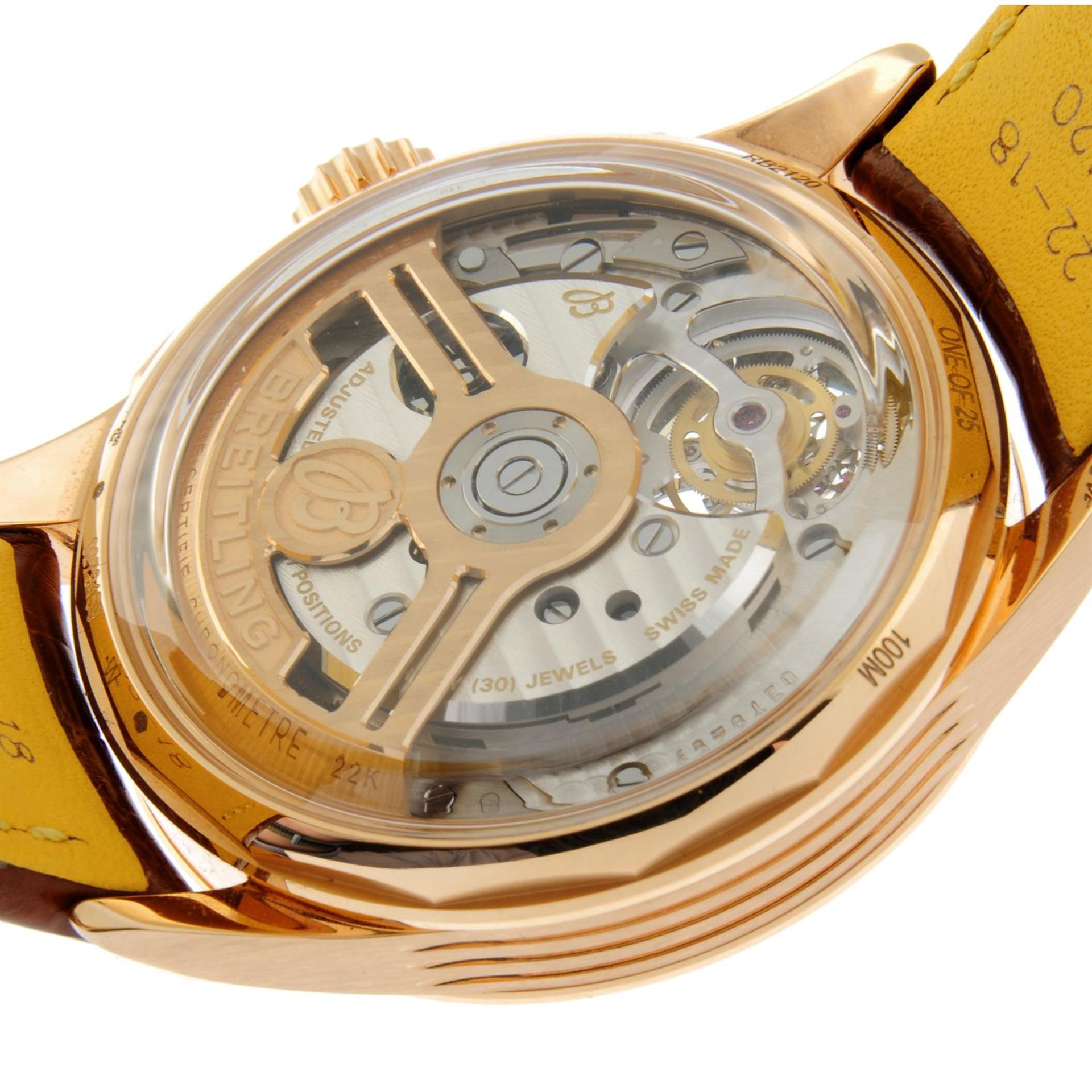 Breitling - a limited edition Premier B21 Chronograph Tourbillon 42 wrist watch, 42mm. - Bild 5 aus 7