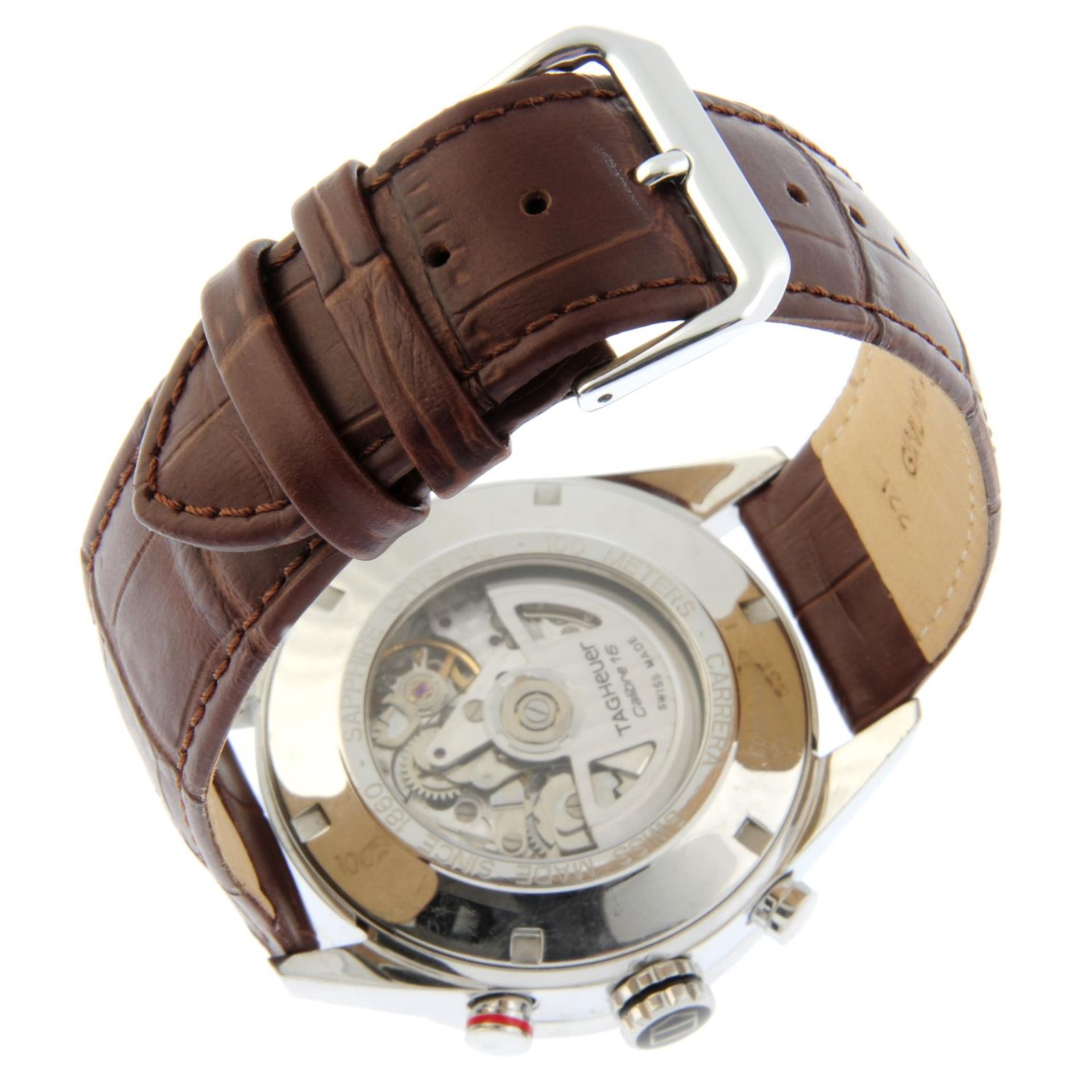 TAG Heuer - a Carrera chronograph watch, 44mm. - Bild 2 aus 6