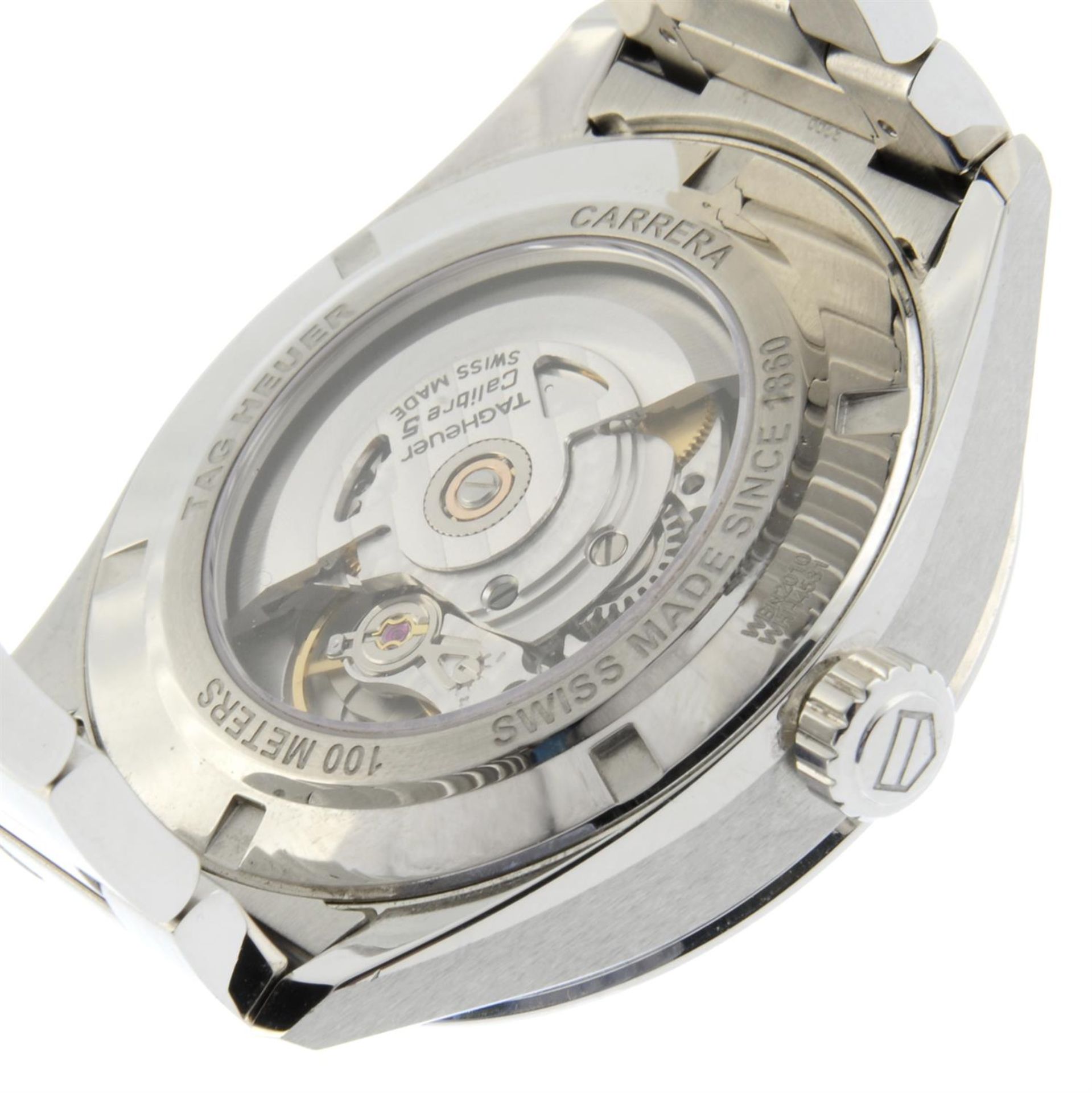 TAG Heuer - a Carrera bracelet watch, 40mm. - Bild 4 aus 5