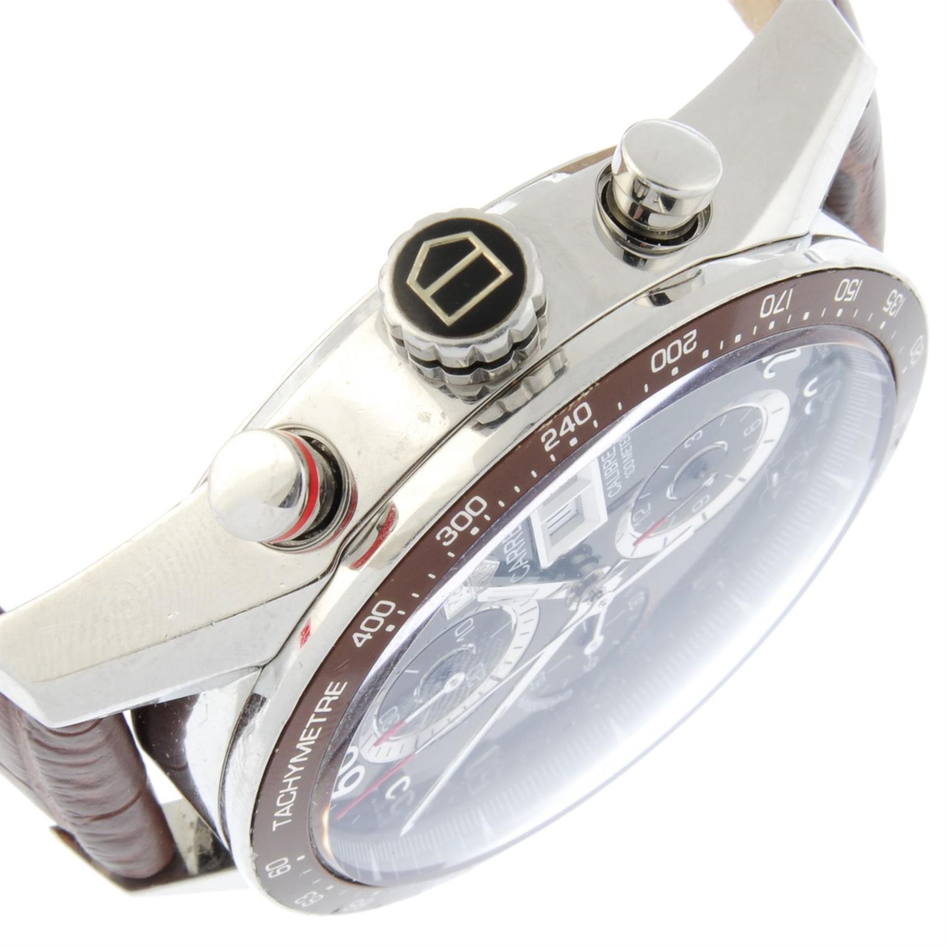 TAG Heuer - a Carrera chronograph watch, 44mm. - Bild 3 aus 6