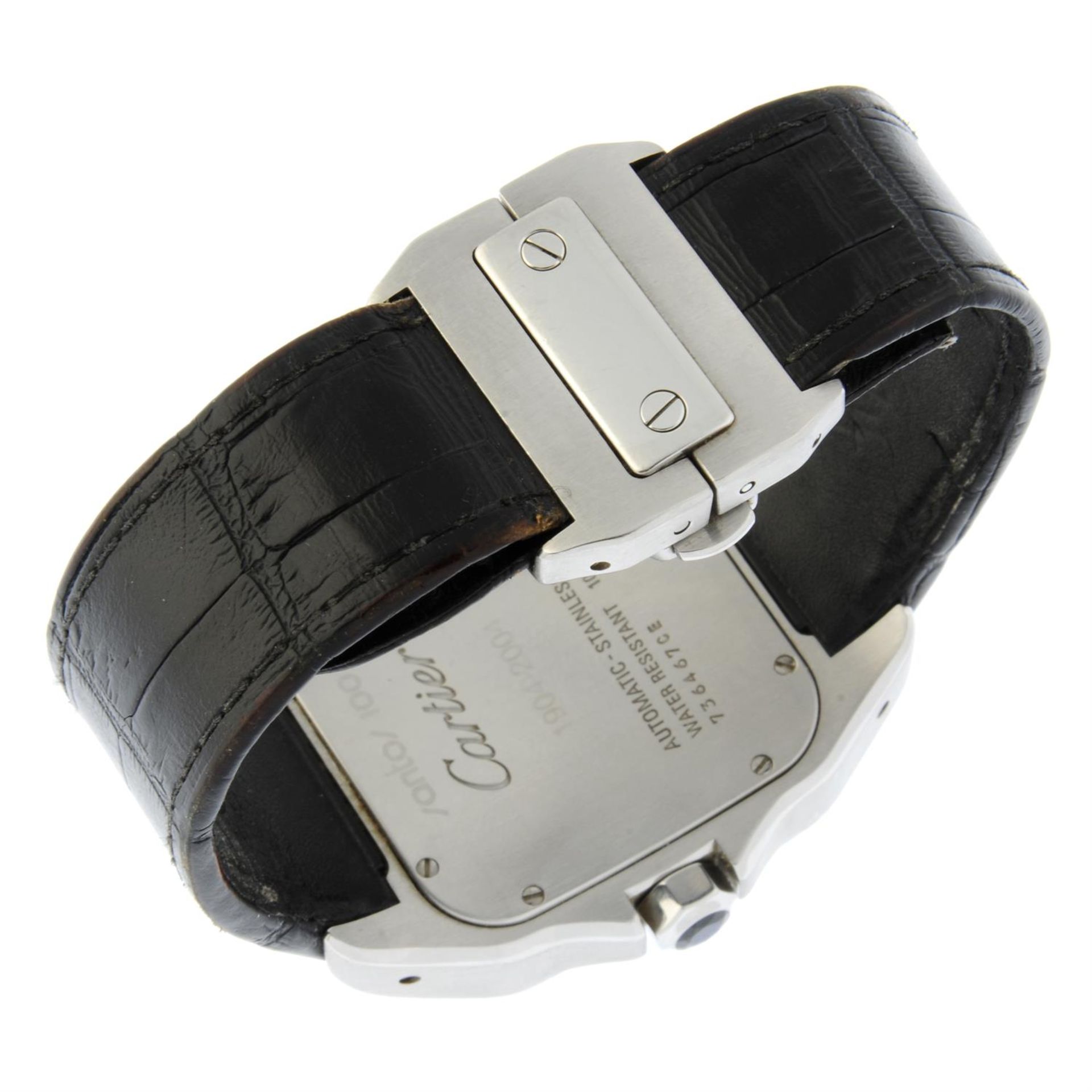 Cartier - a Santos 100 XL watch, 38mm. - Bild 2 aus 6