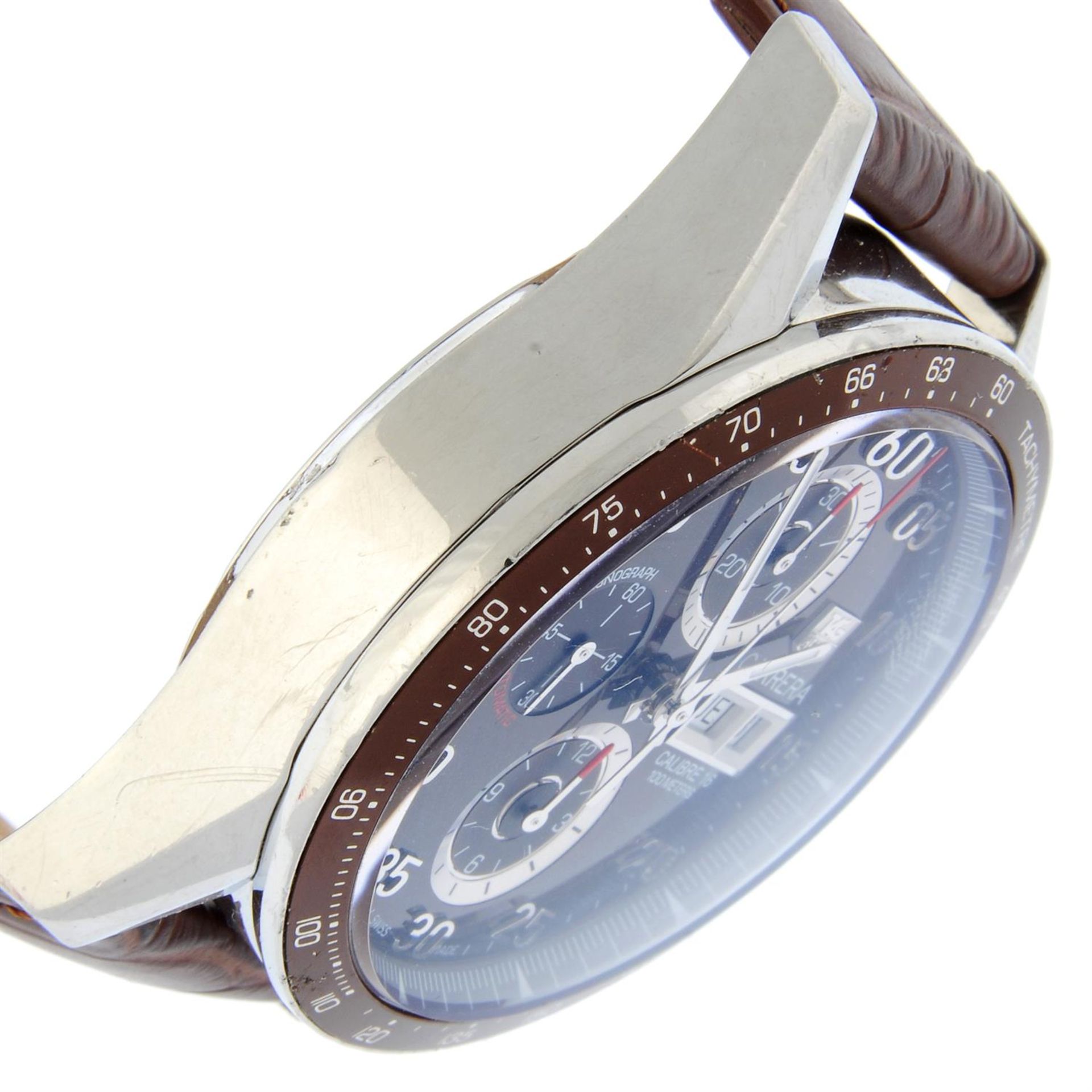 TAG Heuer - a Carrera chronograph watch, 44mm. - Bild 4 aus 6