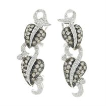 9ct gold diamond earrings