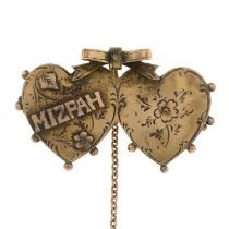 Early 20th century Mizpah brooch
