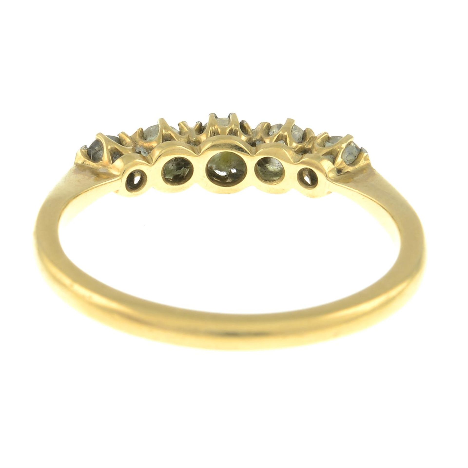 Diamond five-stone ring - Image 2 of 2