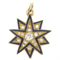 Victorian diamond pendant.