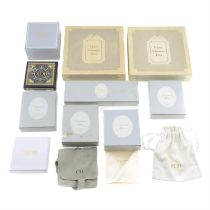 Assorted jewellery boxes, Christian Dior