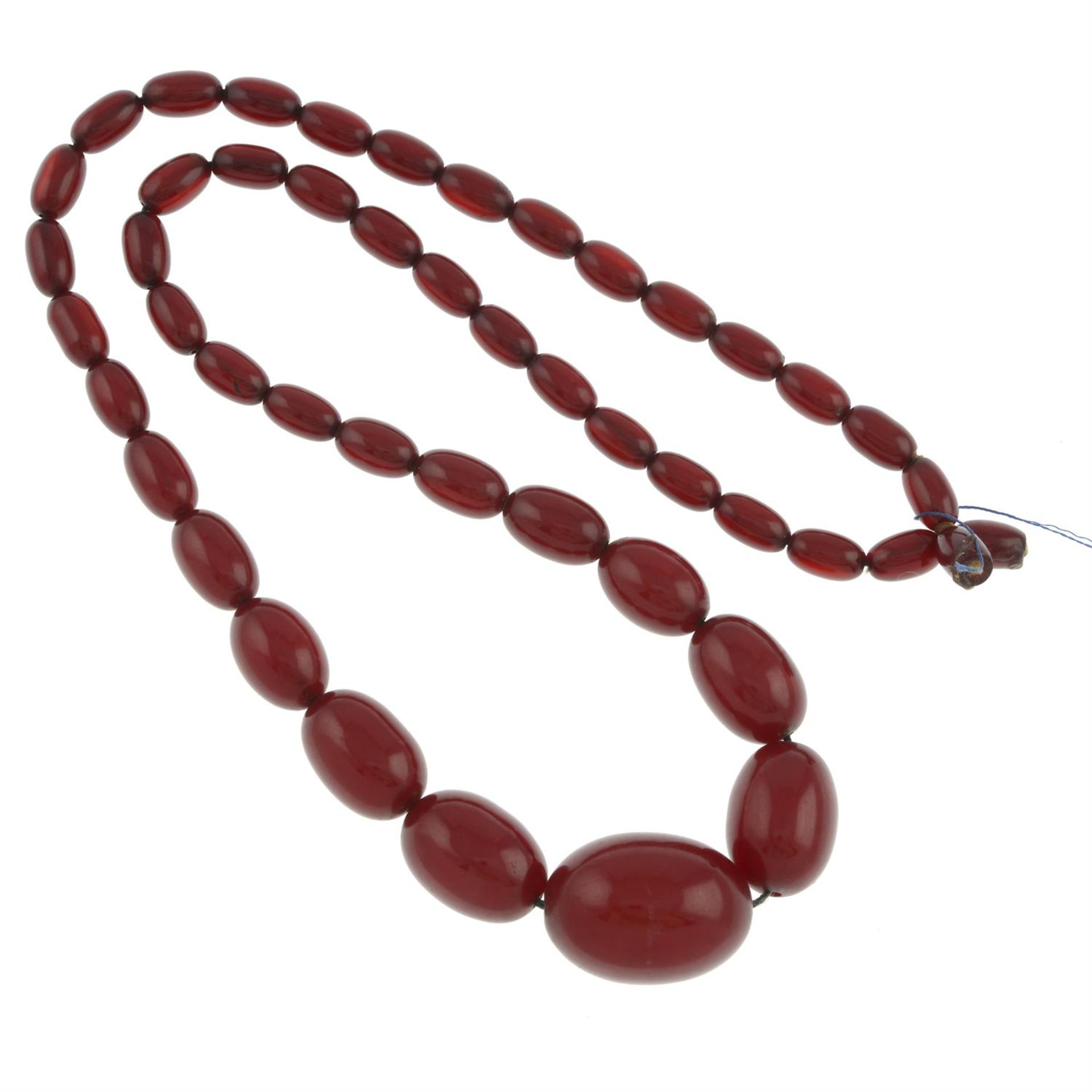 Bakelite bead necklace - Image 2 of 2