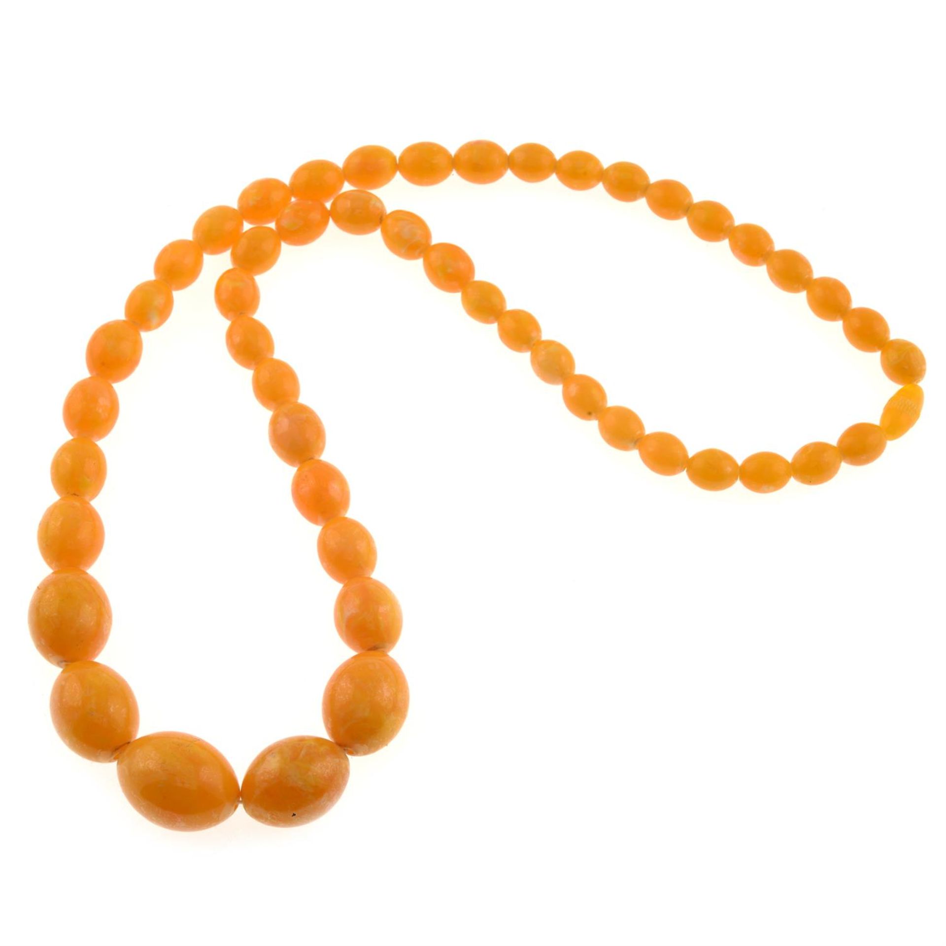 Plastic bead necklace - Image 2 of 2