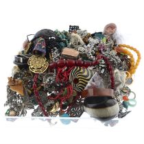 Assorted costume & fashion jewellery, some AF