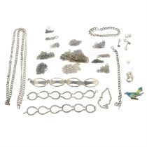 Group lot of mostly silver jewellery