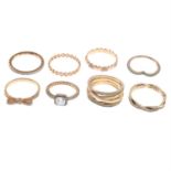 Selection of rings, by Pandora