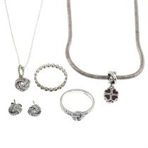 Assorted jewellery, by Pandora