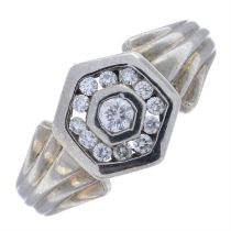 Diamond dress ring