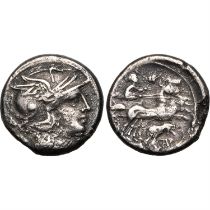 Roman Republic. Furius Purpurio AR Denarius.