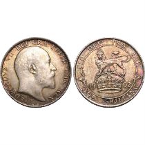 United Kingdom. Edward VII AR Shilling.