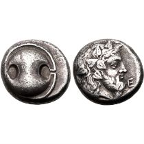 Ancient Greece. Boeotia, Thebes AR Stater.