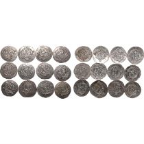 Group of 12 Abbasid Governors of Tabaristan AR Hemidrachms.