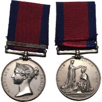Military General Service AR Medal with one clasp.
